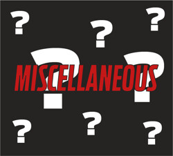 Miscellaneous Items