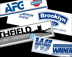 Dealer Stickers
