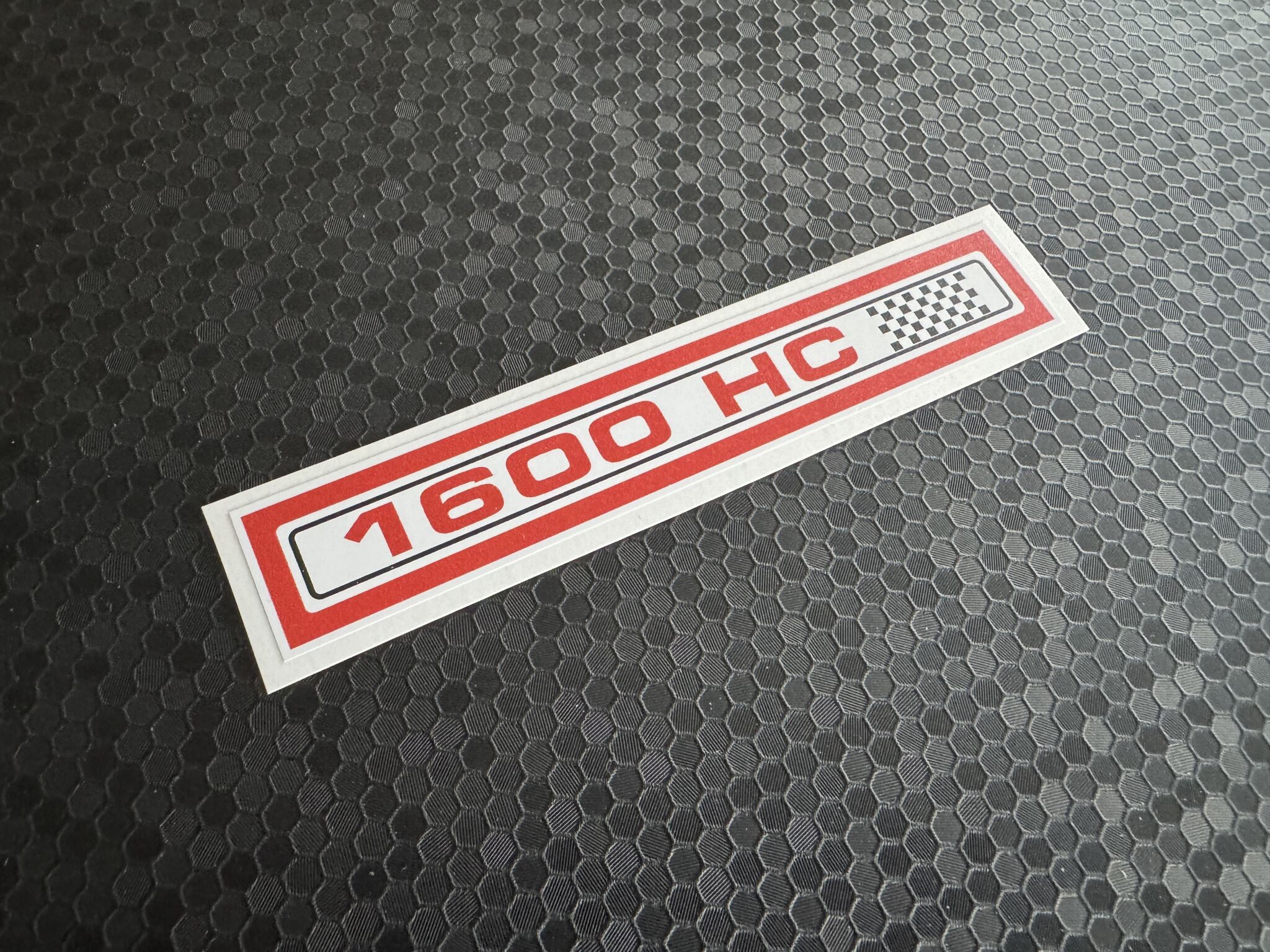 1600 HC Rocker Cover Decal / DMB Graphics Ltd