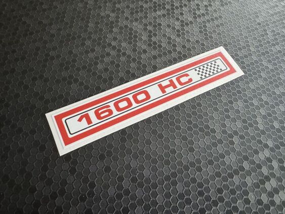 1600 HC Rocker Cover Decal