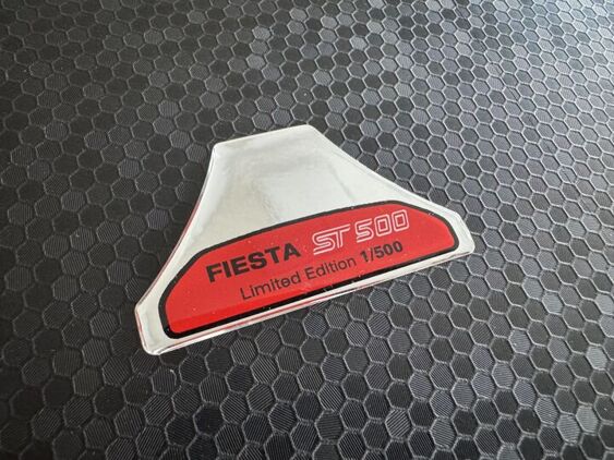 Fiesta Mk6 ST500 Dash Badge