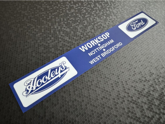 Hooleys - Worksop - Ford - Dealer Sticker