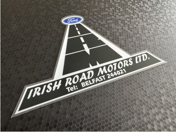 Irish Road Motors - Belfast - Ford - Dealer Sticker