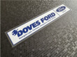Doves ford fareham hampshire dealer sticker AP