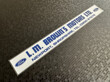 L M Browns Motors newport ford dealer sticker 300x36mm AP