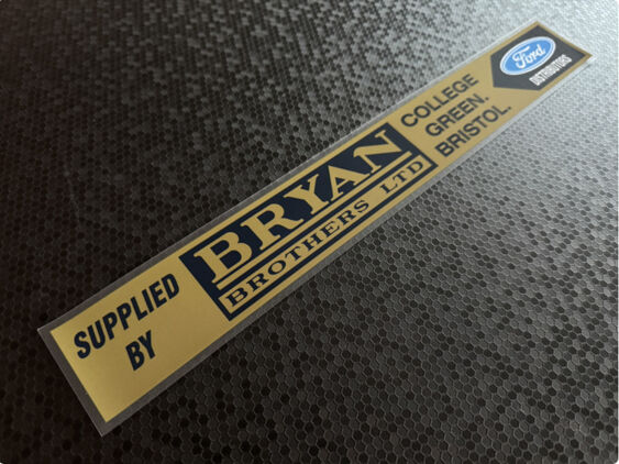 Bryan Brothers - College Green - Bristol - Ford - Dealer Sticker