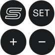 AUDI B7 RS4 Steering Wheel Button badges