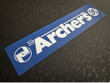PJ Evans Archers Leyland dealer sticker 250x60mm AP