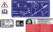 Escort Mk4 Van Underbonnet Decals