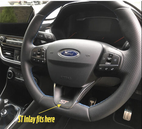 ST Steering Wheel Gel Badge
