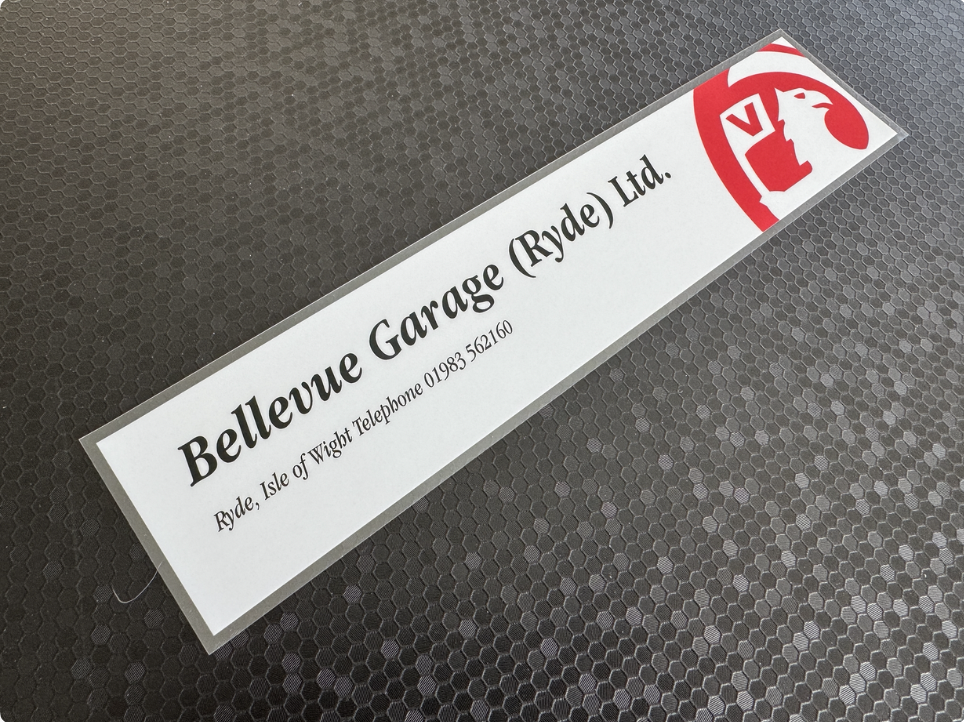 Bellevue Garage Ltd - Isle of Wight - Vauxhall - Dealer Sticker
