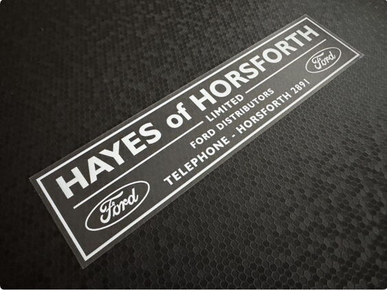 Hayes of Horsforth - Ford - Dealer Sticker