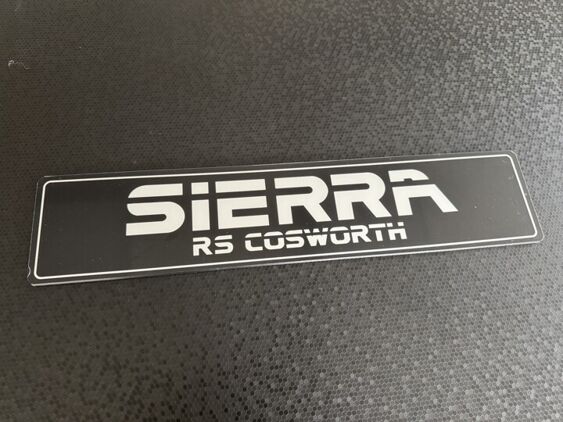 Sierra RS Cosworth Showplates - V2