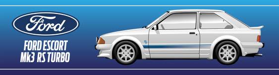 Escort Mk3 RS Turbo - Garage Banner