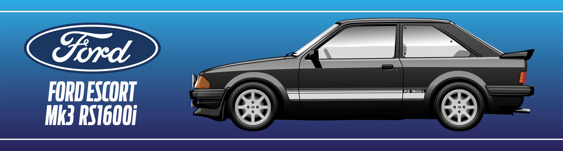 Escort Mk3 RS1600i - Garage Banner