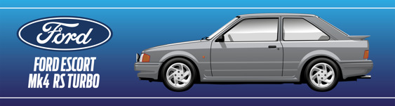Escort Mk4 RS Turbo - Garage Banner