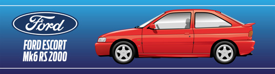 Escort Mk6 RS2000 - Garage Banner