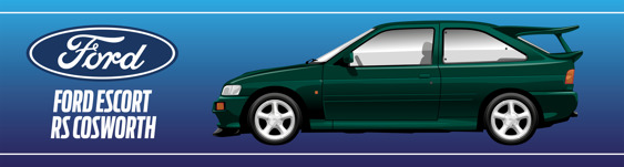Escort RS Cosworth - Garage Banner