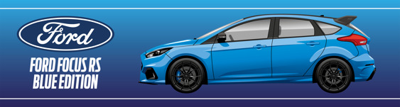 Focus Mk3 RS Blue Edition - Garage Banner