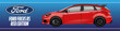 Banner ford focus rs red edition