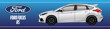 Banner ford focus rs white