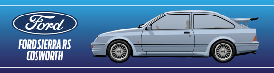 Sierra RS Cosworth - Garage Banner