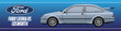 Banner ford sierra rs cosworth moonstone blue