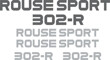 Rouse Sport Decals 302R