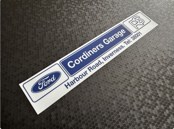 Cordiners - Inverness - Ford - Generic - Dealer Sticker