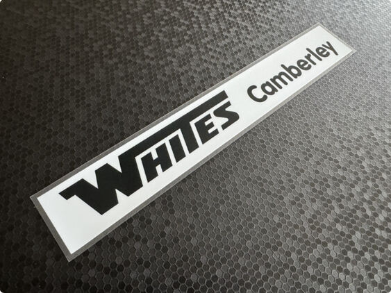 Whites - Camberley - VW Audi - Dealer Sticker