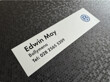 Edwin May Ballymena VW dealer sticker 200x55 AP
