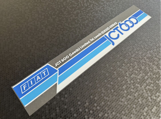 JCT600 - Fiat - Leeds - Dealer Sticker