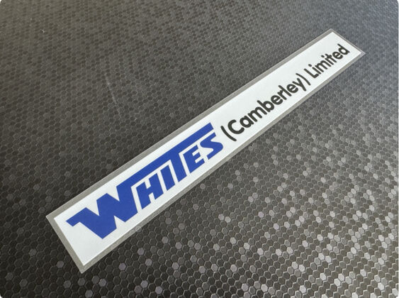 Whites - Camberley - VW Audi - Dealer Sticker - V3