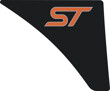 Black/Orange