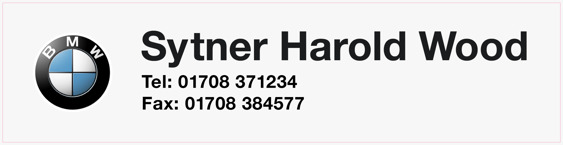 Sytner - Harold Wood - BMW - Dealer Sticker