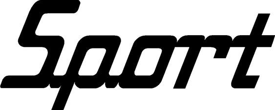 Escort Mk2 Sport Decal for Bootlid