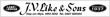 J V Like and Sons Hay on Wye Land Rover dealer sticker 275x45