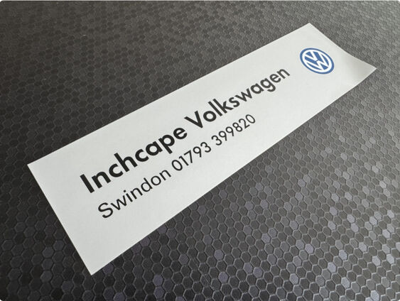 Inchcape - VW - Swindon - Dealer Sticker