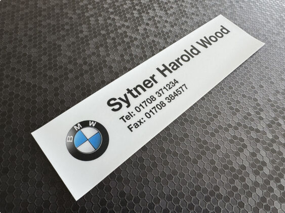 Sytner - Harold Wood - BMW - Dealer Sticker