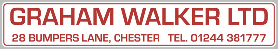 Graham Walker Ltd - Chester - Dealer Sticker