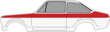 Escort Mk2 Allied Polymer Stripes Solid 50 per cent size