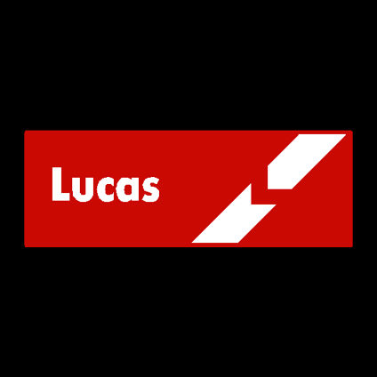 Lucas Electrical Decal - Red