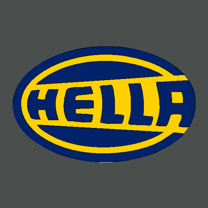 Hella Oval Decal