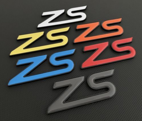 ZS Perspex Badge with Gel Inlay
