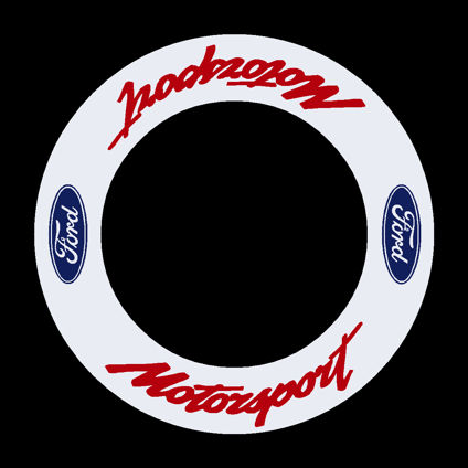 Ford Motorsport Wheel Decals - Blue/Red