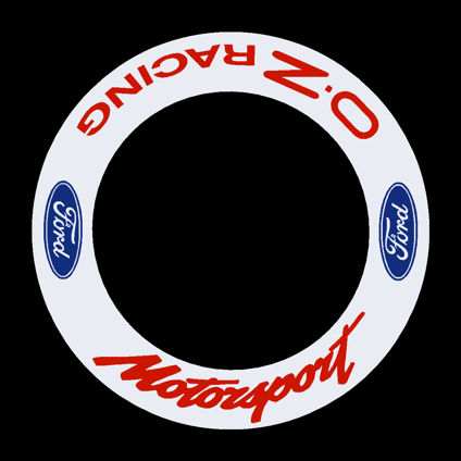 Ford Motorsport - OZ Racing Wheel Decals - Blue/Red 1