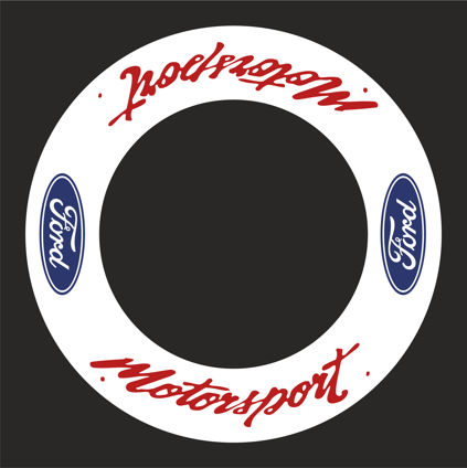 Ford Motorsport Wheel Decals 2 - Blue/Red