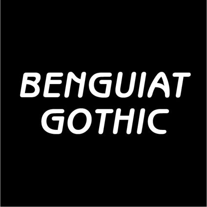Custom Text - Benguiat Bold