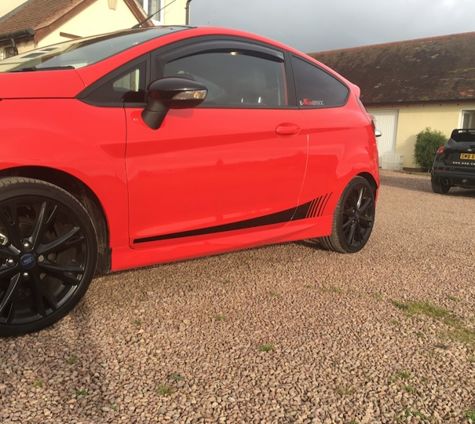 Fiesta Mk7 Lower Sonic Side Stripes