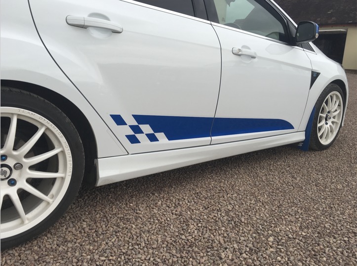 ADESIVI DECALCOMANIE MOTO: COPPIA ADESIVI LOGHI MOTO BIANCHI 100mm AD660096 - Foto 6